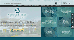 Desktop Screenshot of newtonstreetdental.com